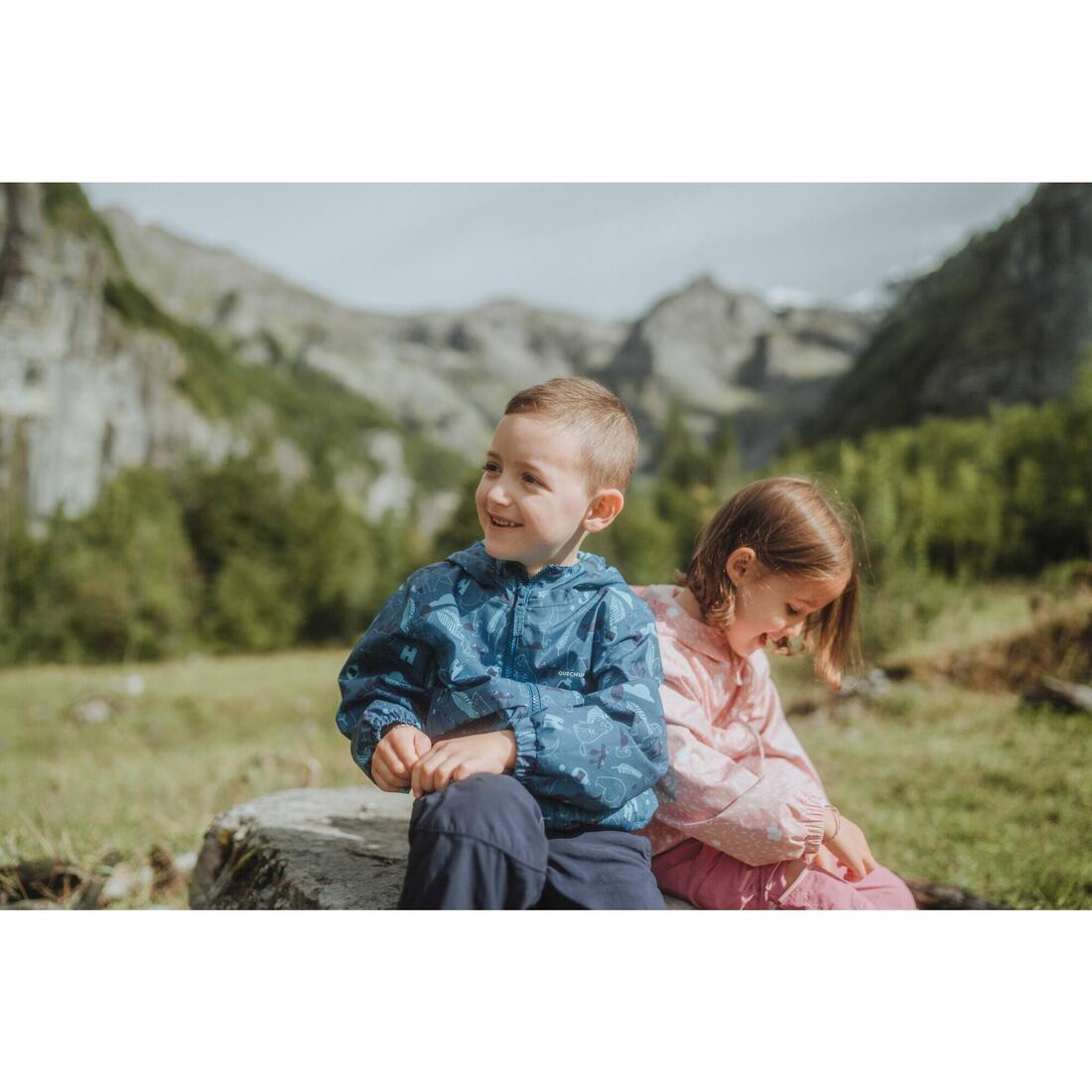 Veste imperméable de randonnée 2-6 ans enfant, MH500 kid