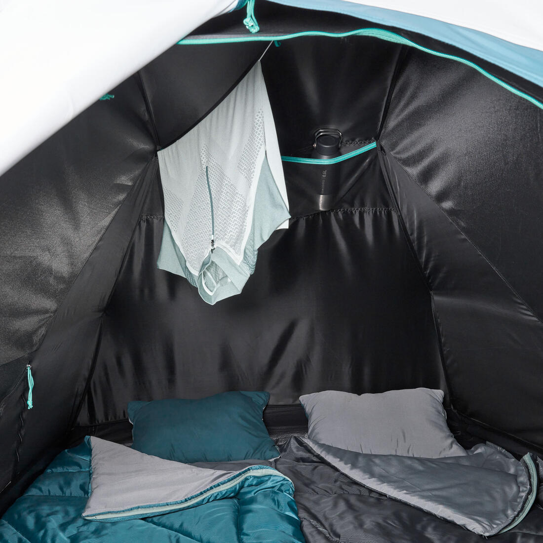 Tente de camping 2 places, MH100 Fresh & Black