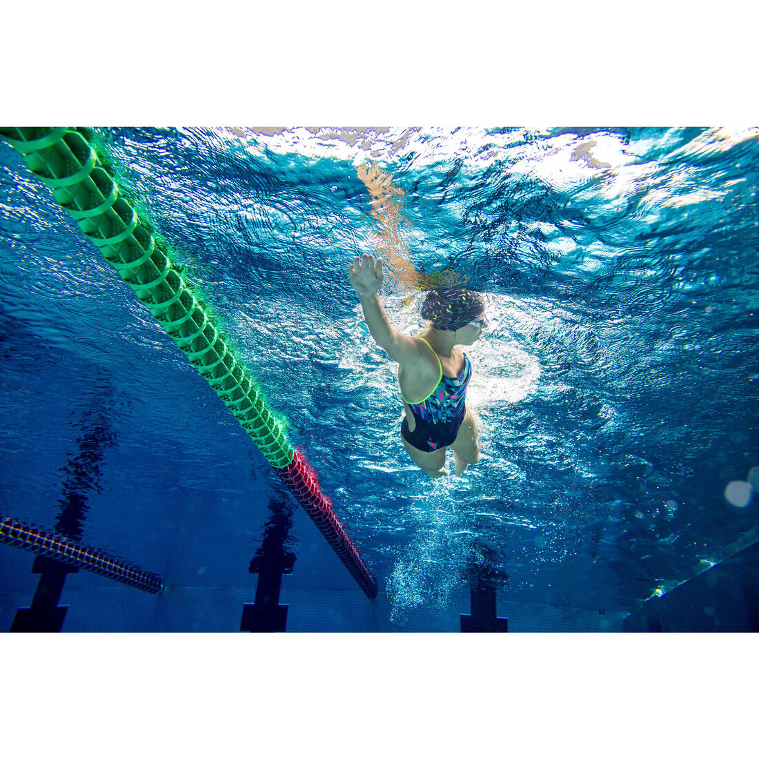 Maillot de bain de natation une pièce Fille ado résistant chlore Lexa kali