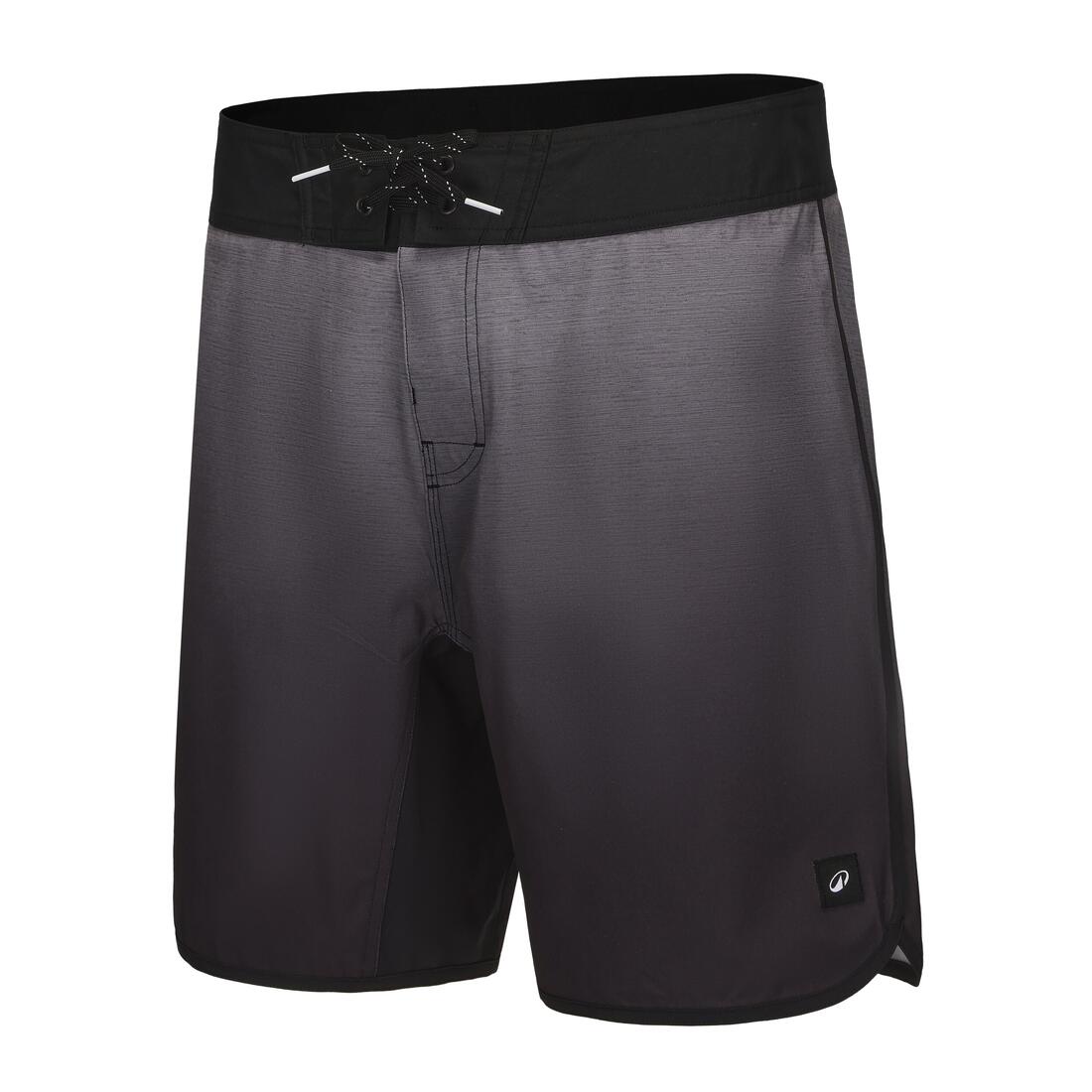 Boardshort surf short de bain surf mi-long 18" homme, 500 Marin