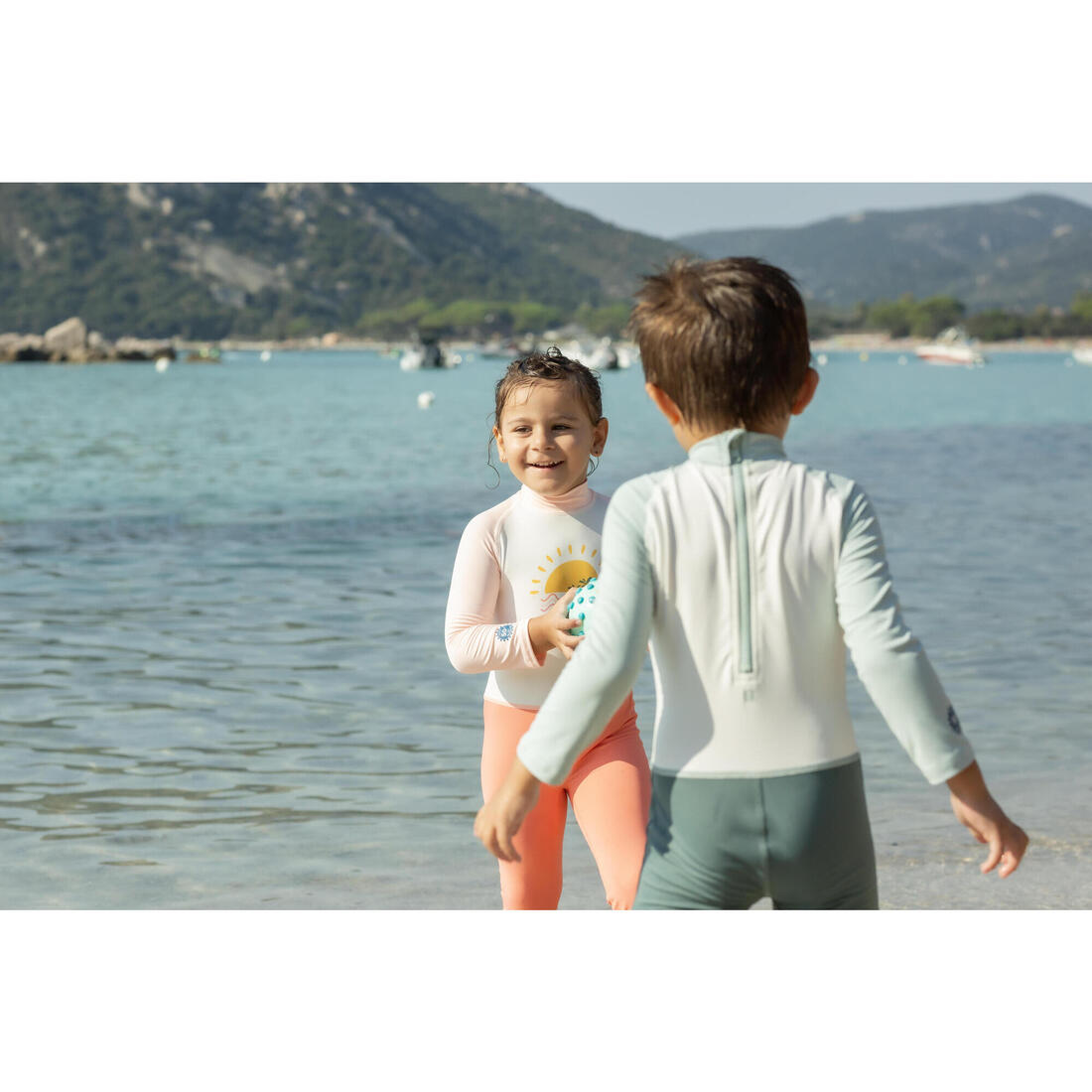 Combinaison de natation anti uv bébé / enfant manches longues imprimé