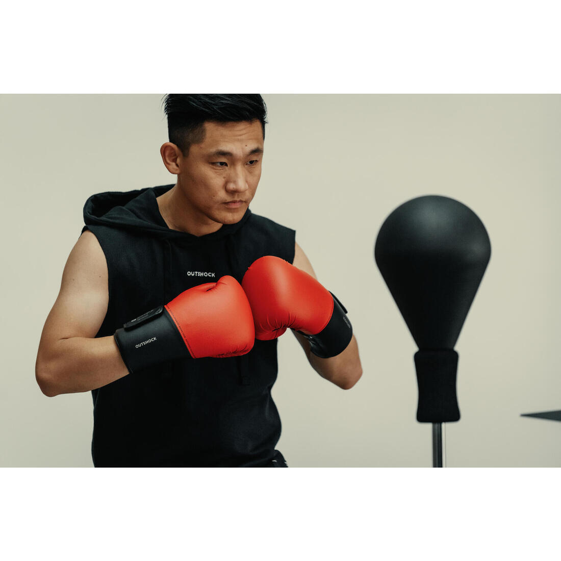 DEBARDEUR BOXE CAPUCHE NOIR