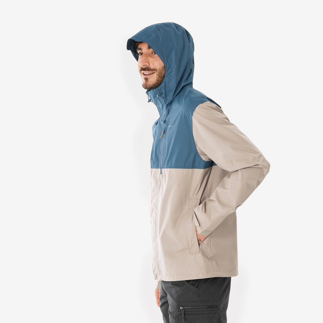 Veste imperméable de randonnée - nh500 imper - homme
