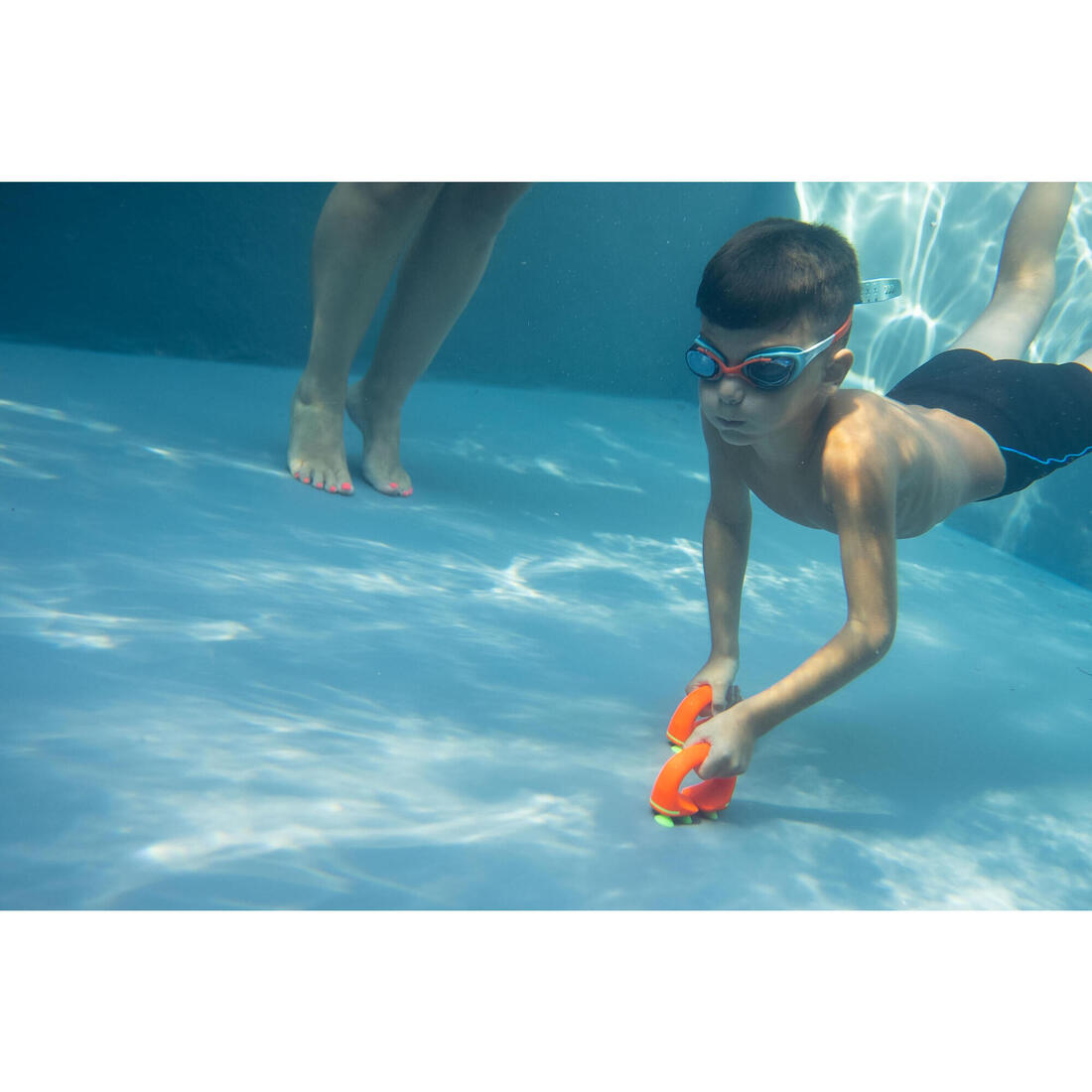 Matériel aquatique, poignées ventouses TICRAWL pour apprentissage de l'immersion