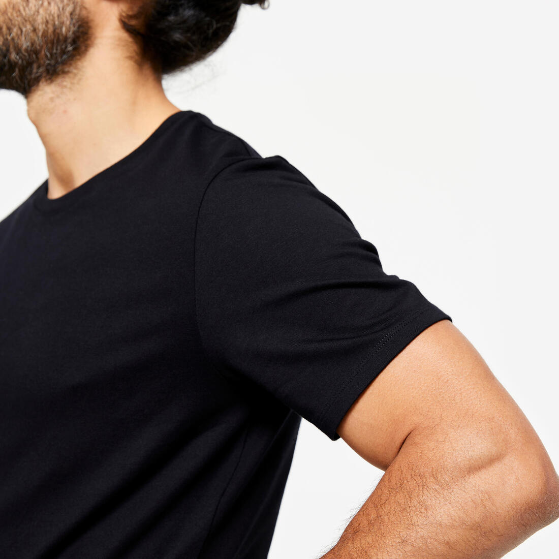 T-shirt slim en coton Homme