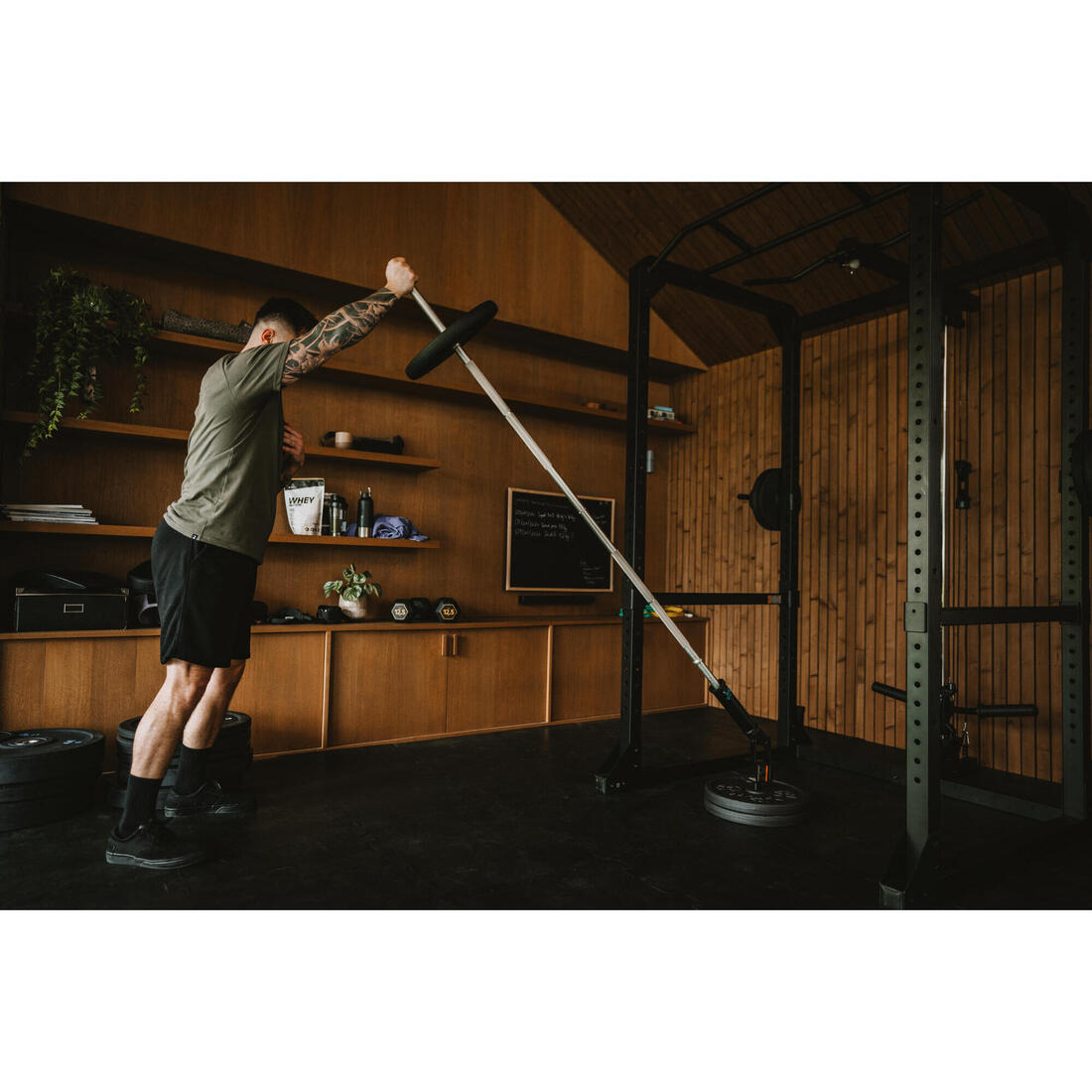 Rowing t-bar smart landmine musculation avec ou sans rack