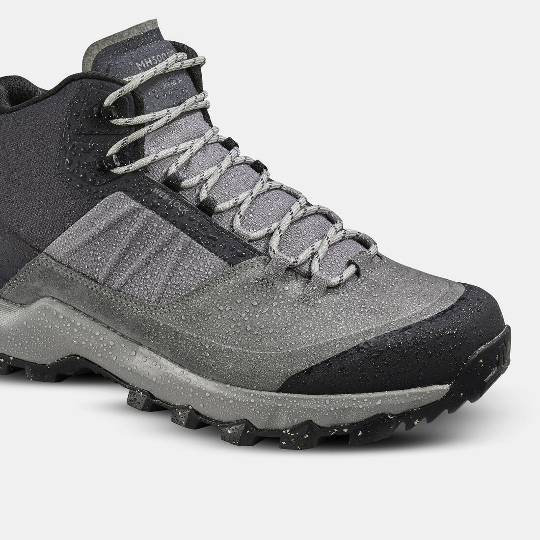 Chaussures imperméables de randonnée montagne - mh500 mid - homme
