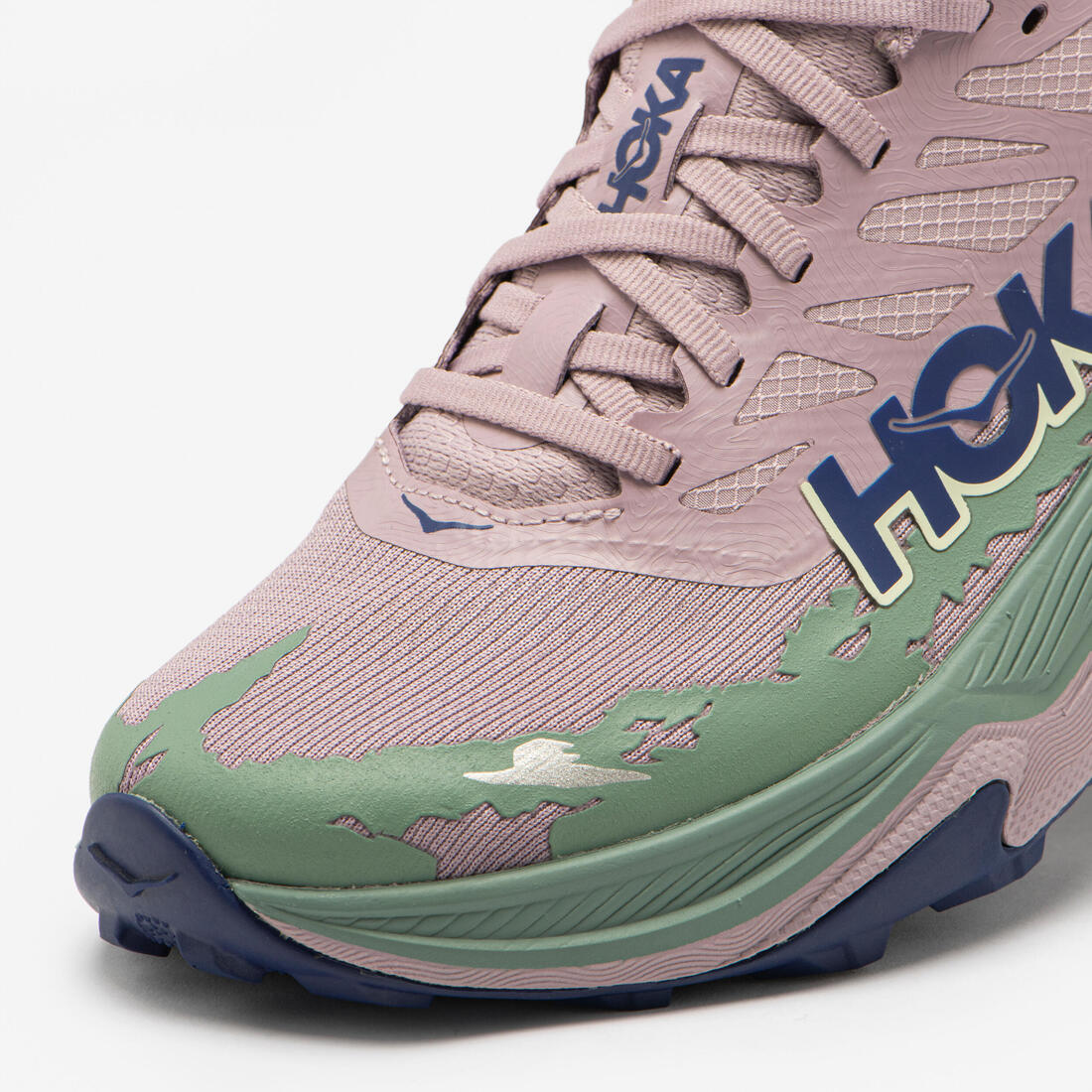 Chaussure de running trail femme, Hoka Torrent 4 violet vert