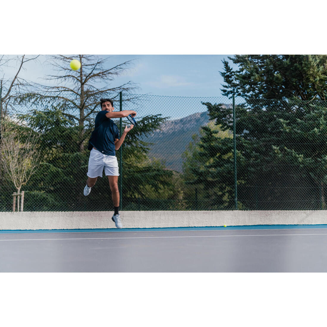 T-shirt tennis manches courtes homme - Artengo DRY Gaël Monfils