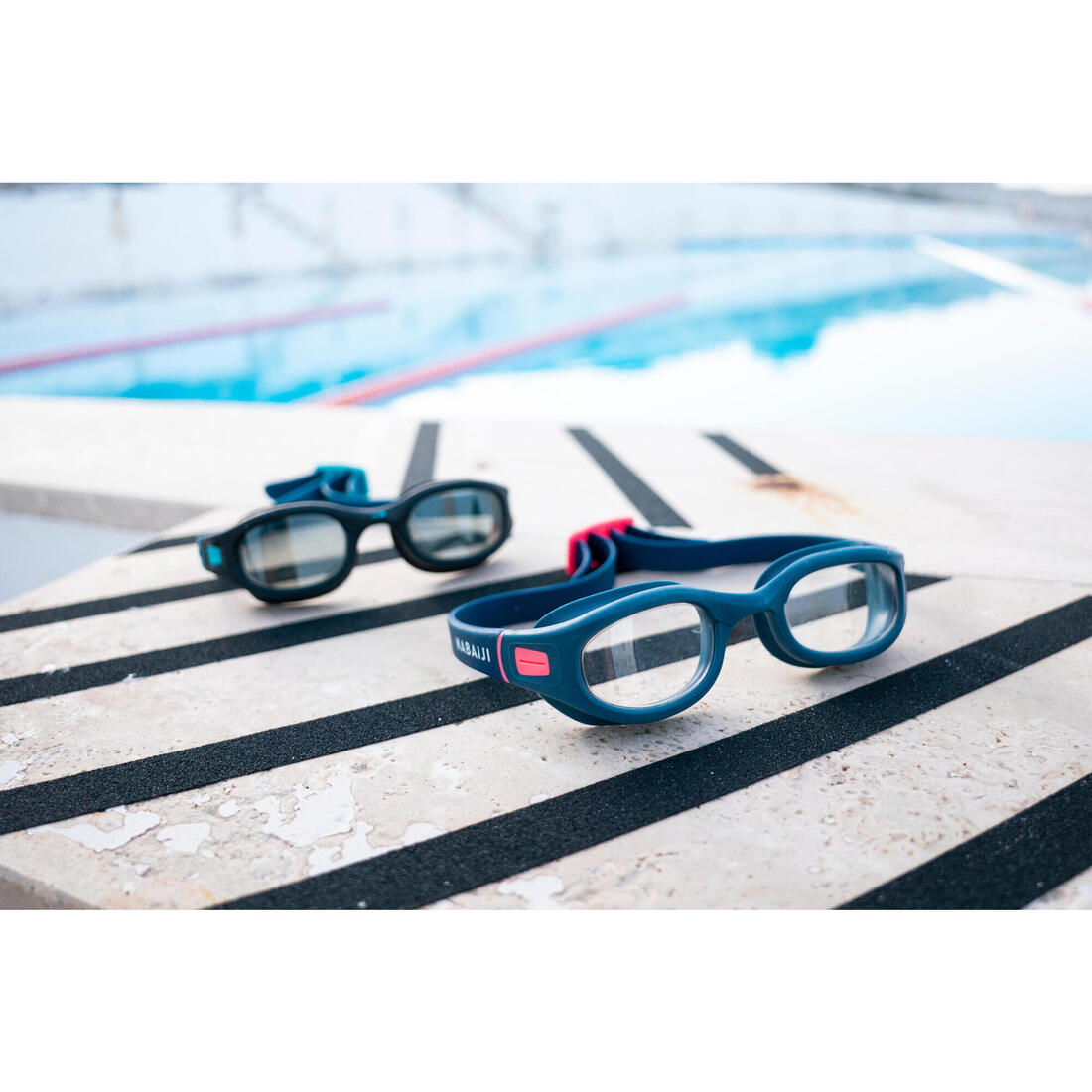 Lunettes De Natation SOFT - Verres Clairs - Grande Taille
