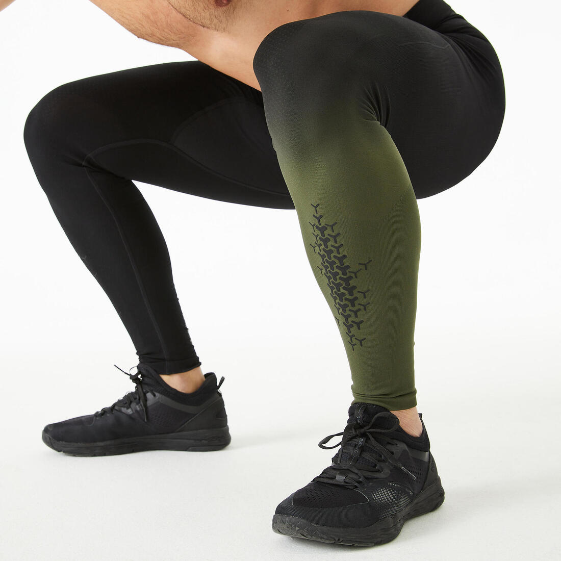 Legging de cross training homme, noir