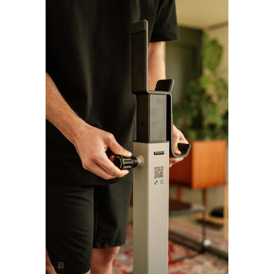 Rack de musculation 120 kg pliable en 2 sec et ultra-compact
