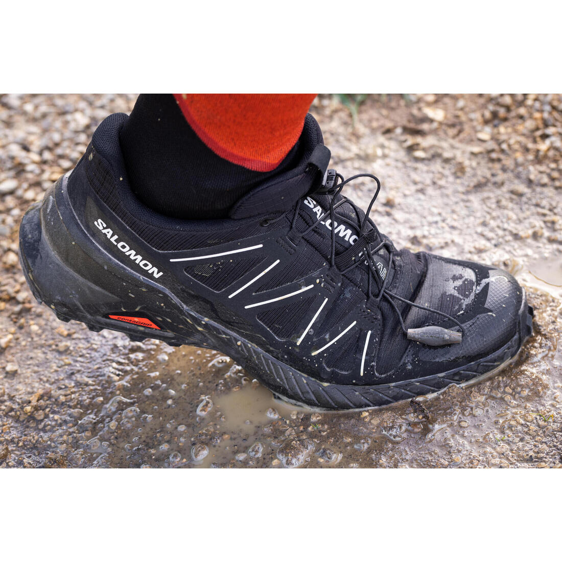 Chaussures de running trail homme, Salomon speedcross, noir
