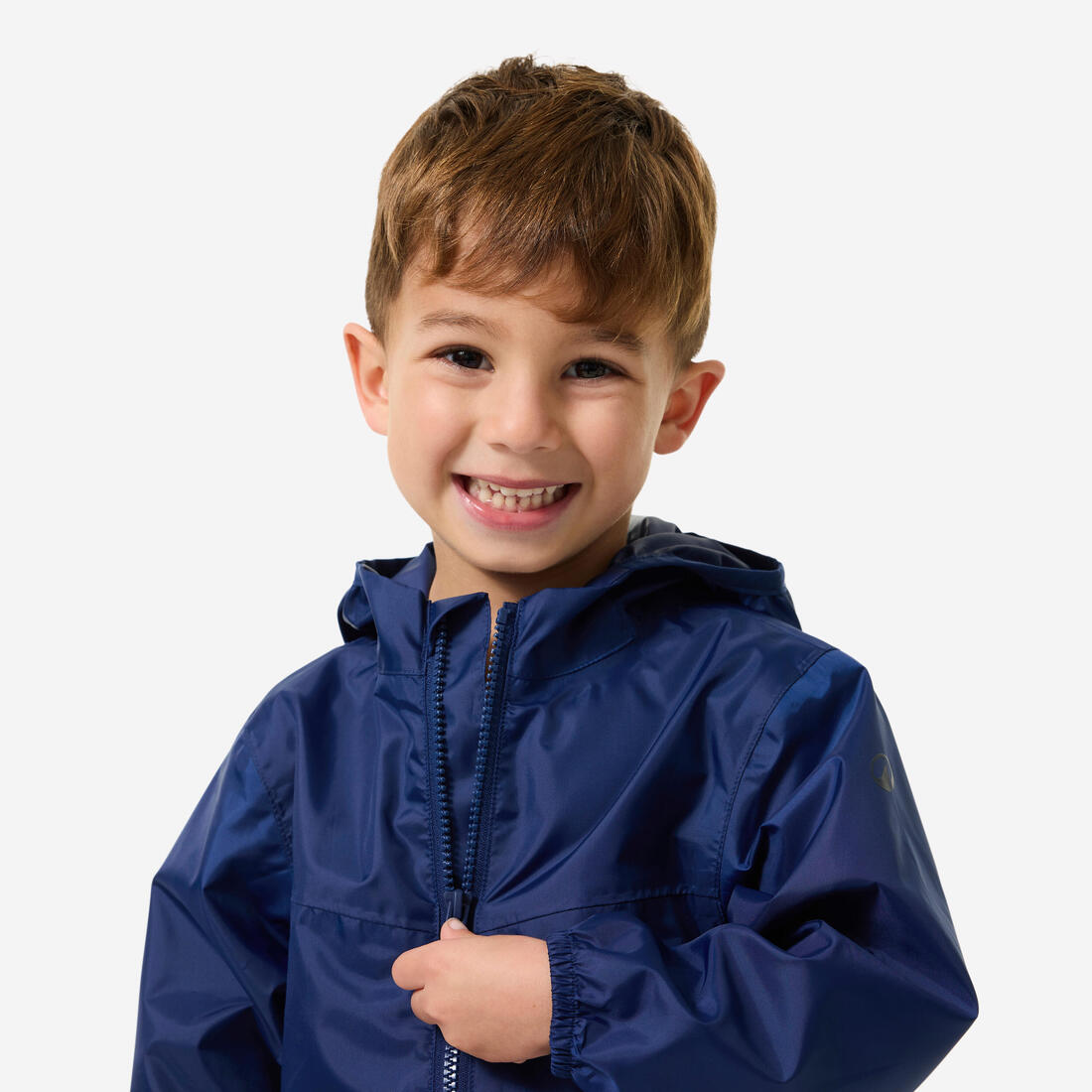 Veste imperméable de randonnée enfant 2-6 ans, MH100 zip kid