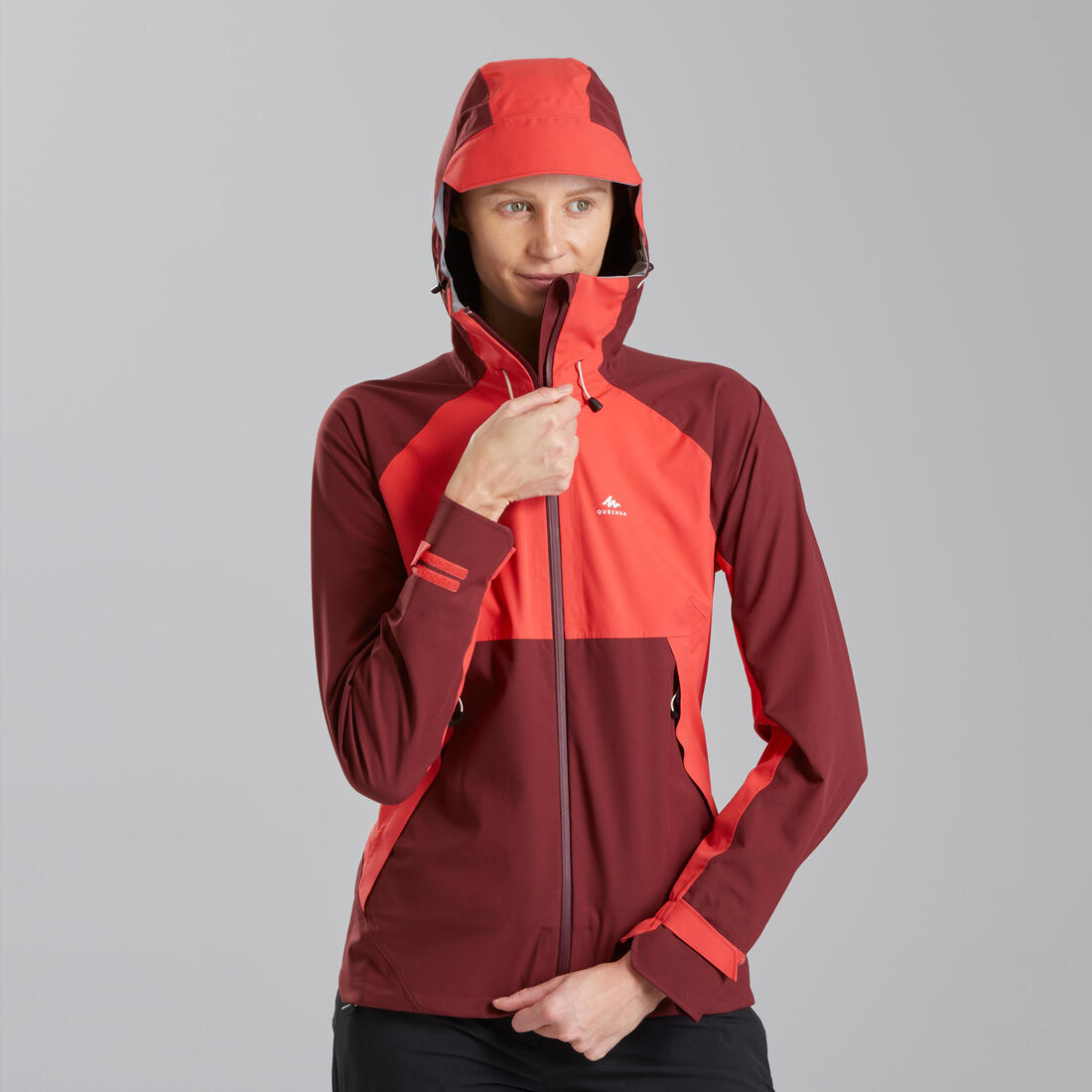 Veste imperméable de randonnée montagne - MH500 Femme