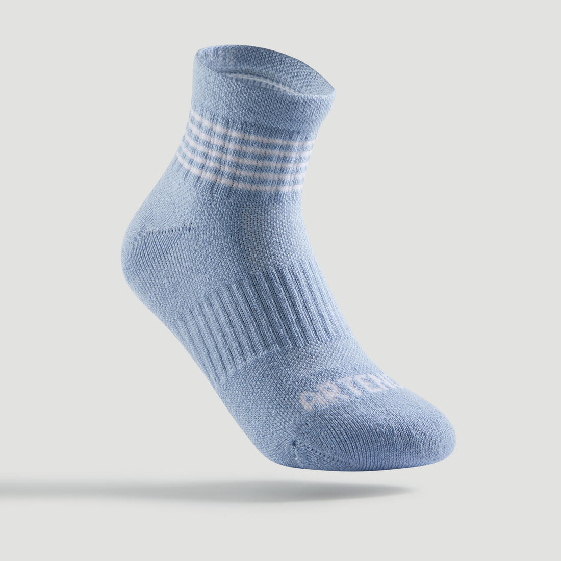 CHAUSSETTES DE SPORT ENFANT MI-HAUTES RS 500 LOT DE 3