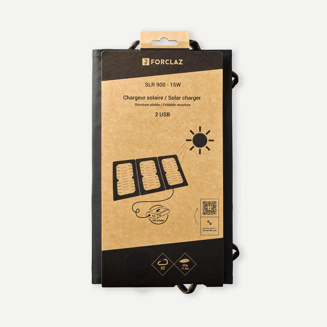 Panneau solaire USB - 15W - SLR900 V2