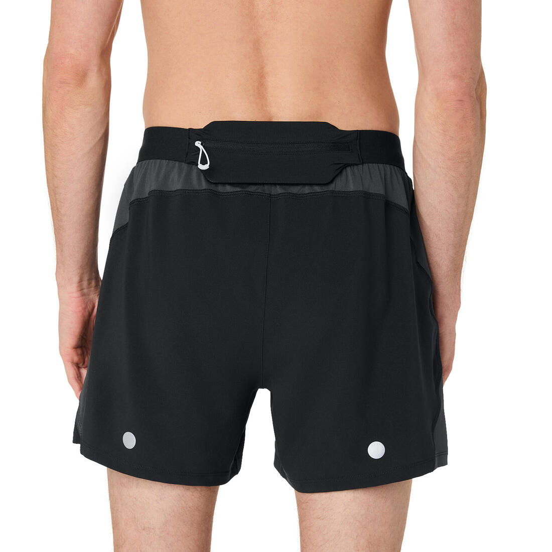 Short de running homme, Asics noir