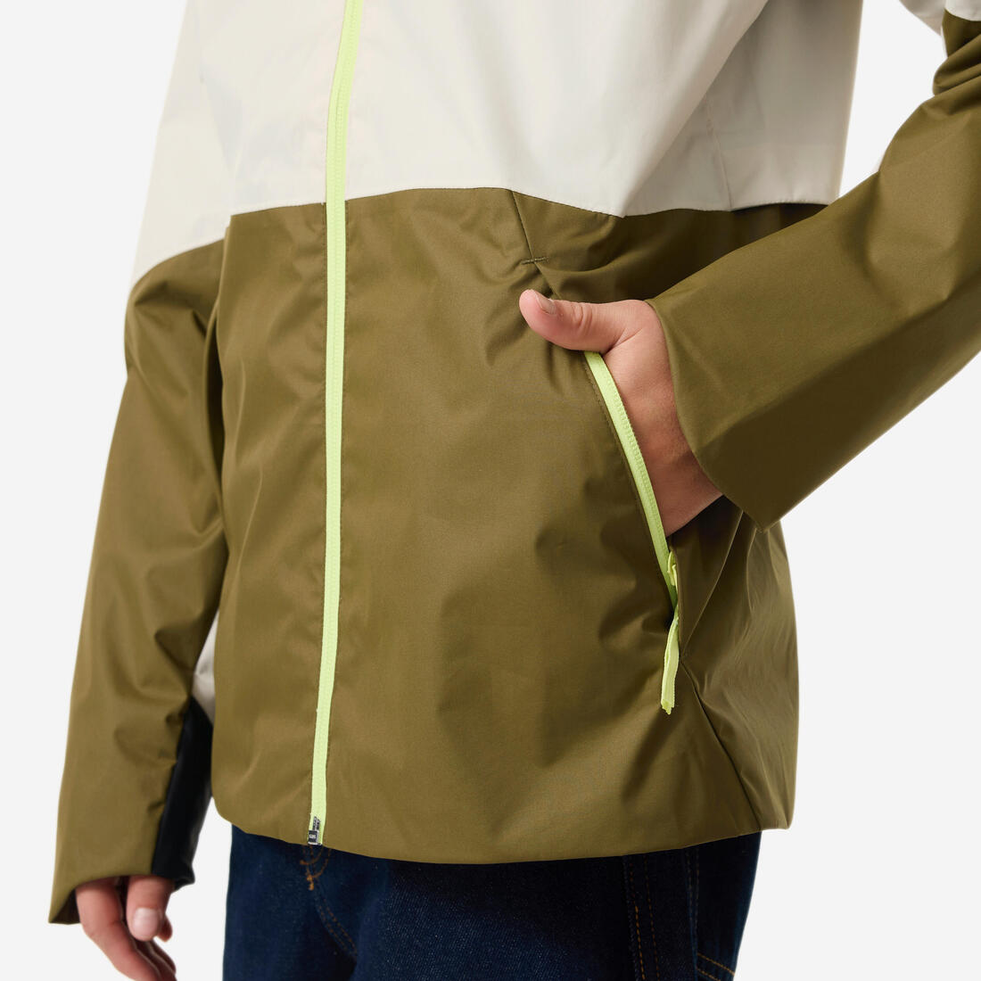 Veste de randonnée imperméable 7-15 ans enfant, MH500 twin