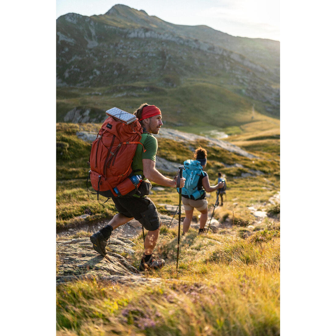 Pantalon modulable 2 en 1 et résistant de trek montagne - MT100 Homme