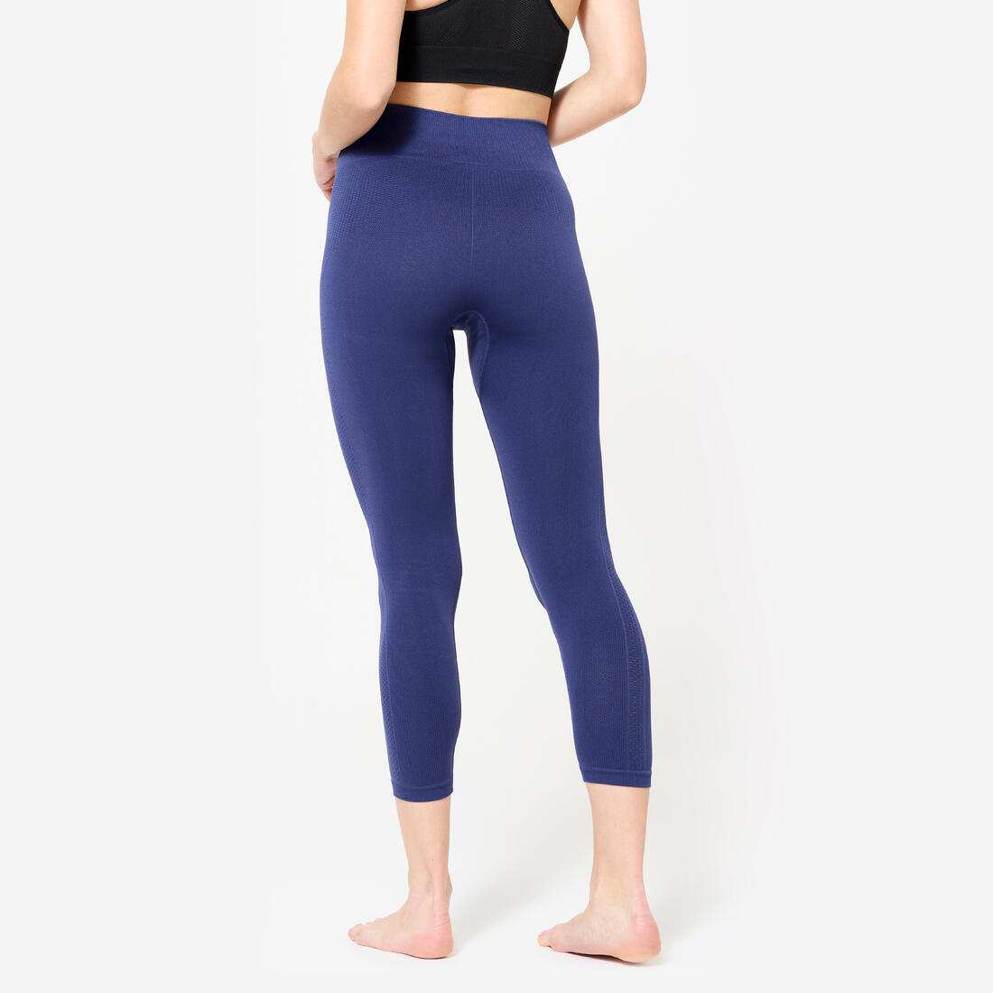 Legging yoga taille haute 7/8e femme