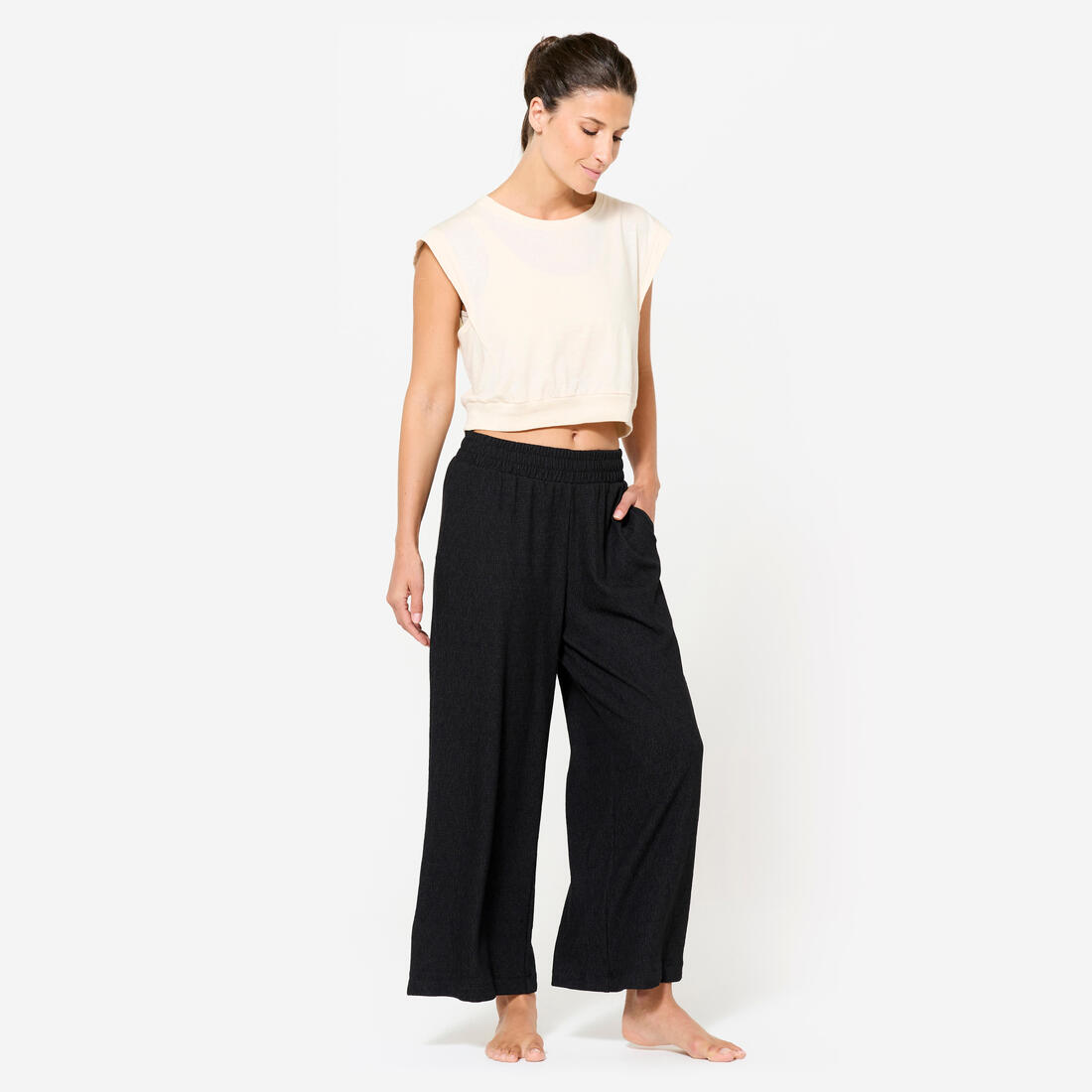 Pantalon de retraite yoga femme