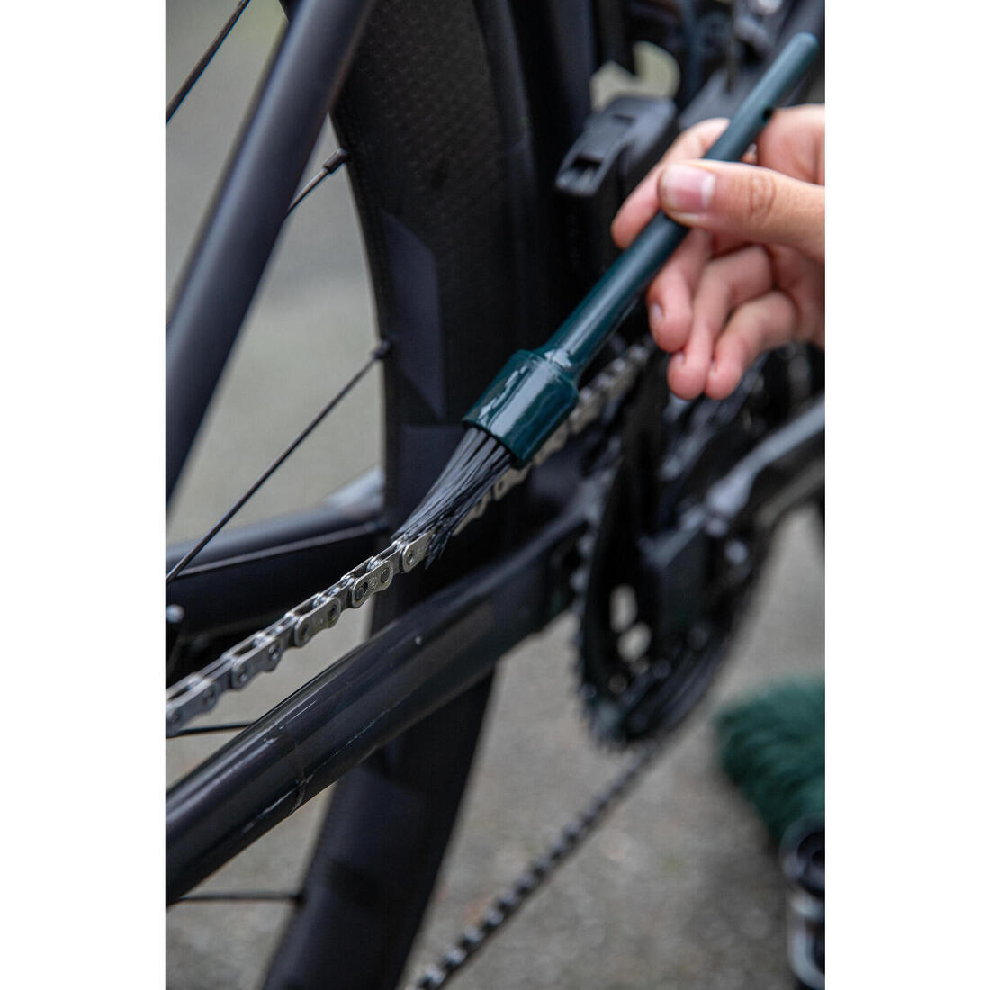 Support 1 vélo au sol, 2 en 1, noir