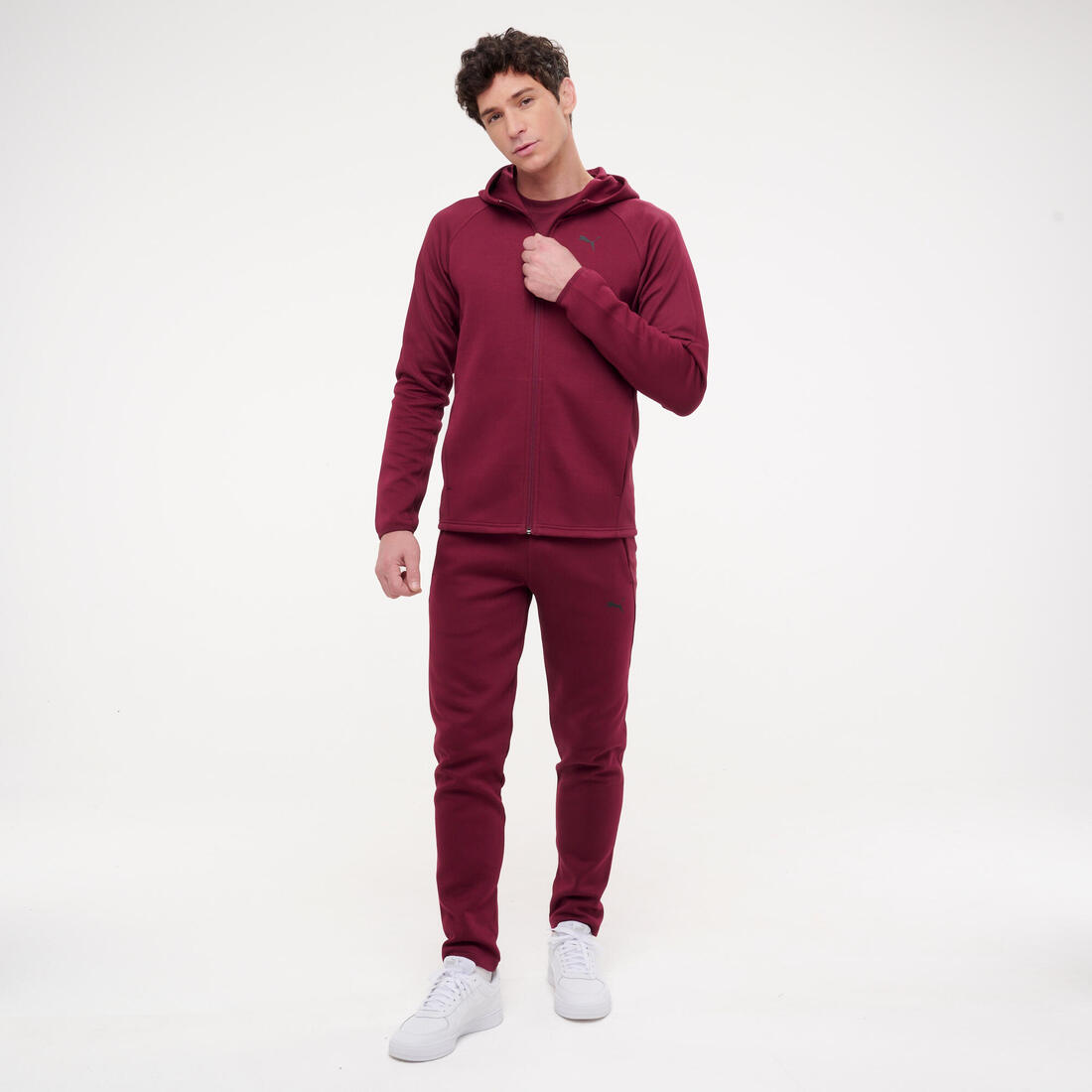 Sweat à capuche zippé active homme
