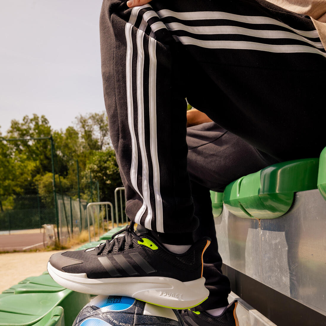 PANTALON JOGGING DE FITNESS ADIDAS HOMME NOIR