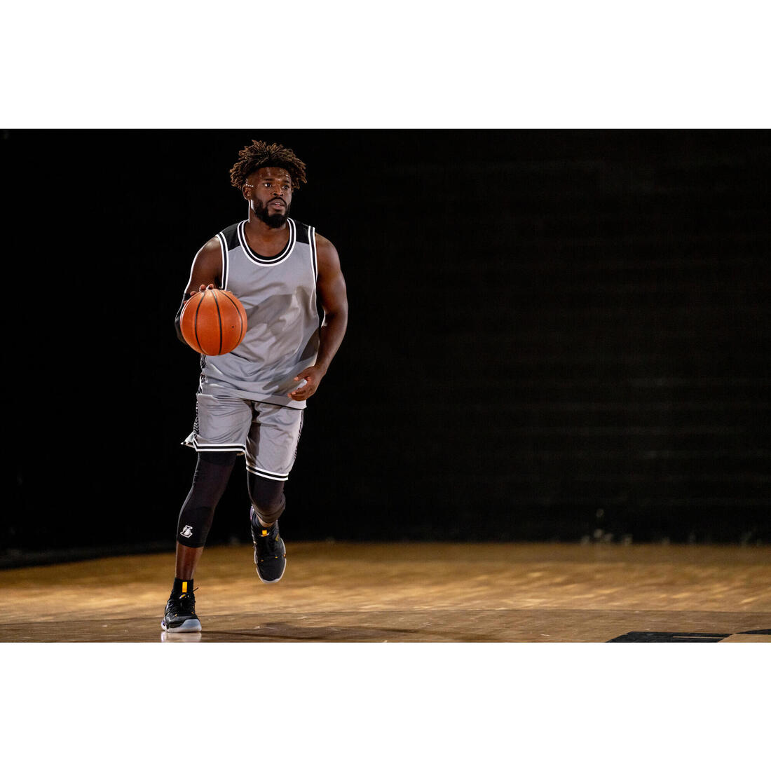 Legging 3/4 de basketball NBA Los Angeles Lakers Adulte - 500