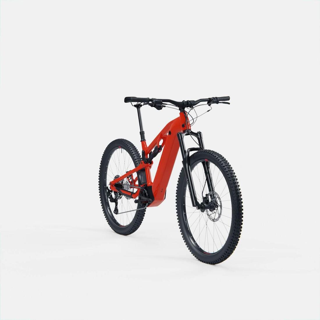 Vélo VTT électrique tout suspendu 29" - E-EXPL 520 S Rouge vif