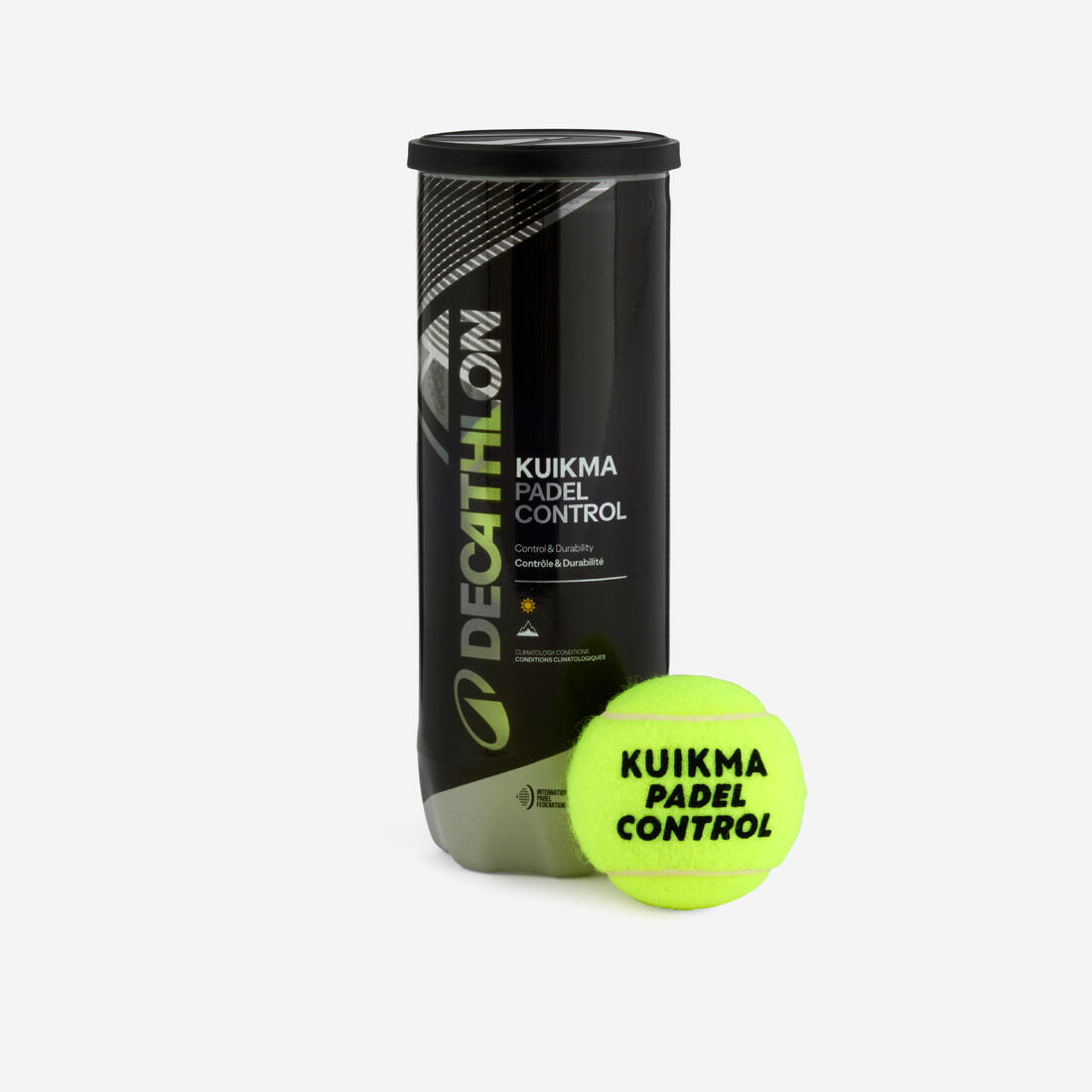 Tripack balles de padel pressurisées - Kuikma Control