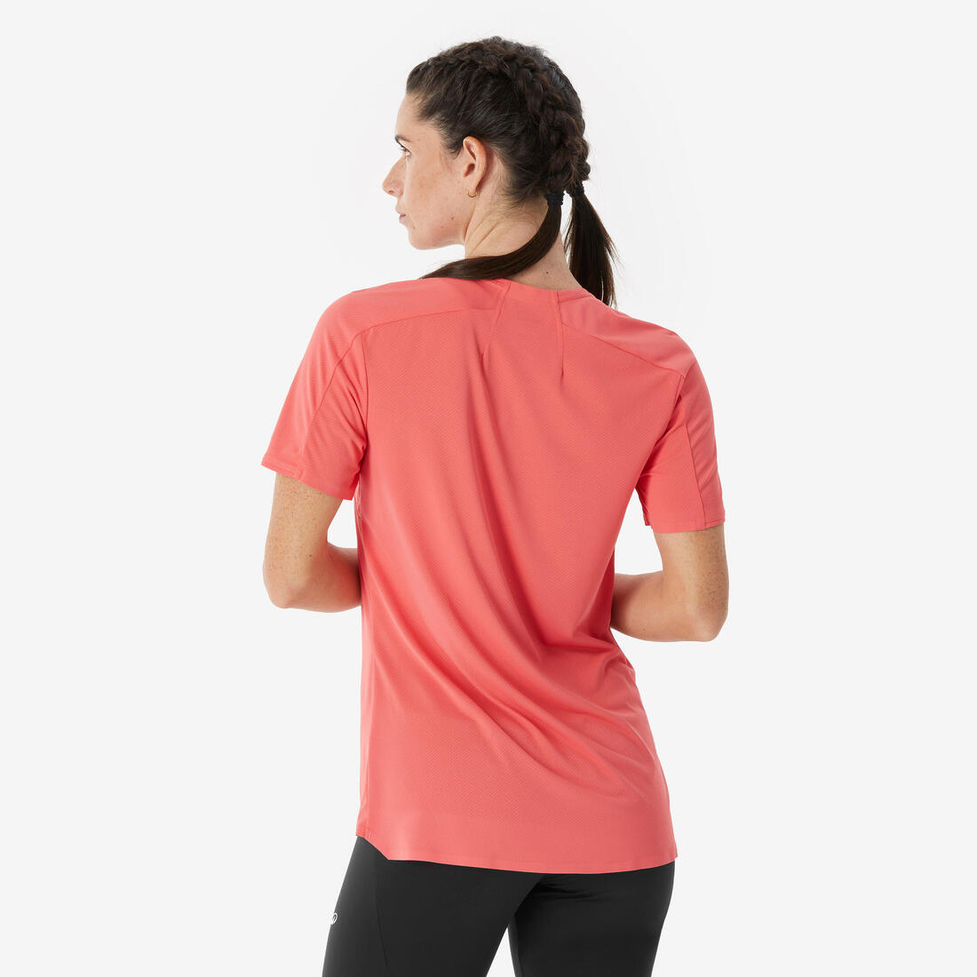 T-shirt de randonnée manches courtes femme, MH500
