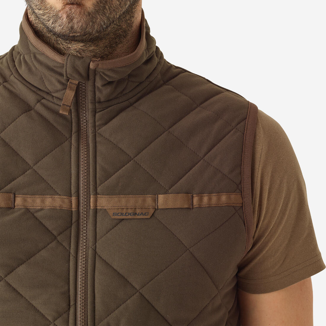Gilet chasse matelassé silencieux 500.