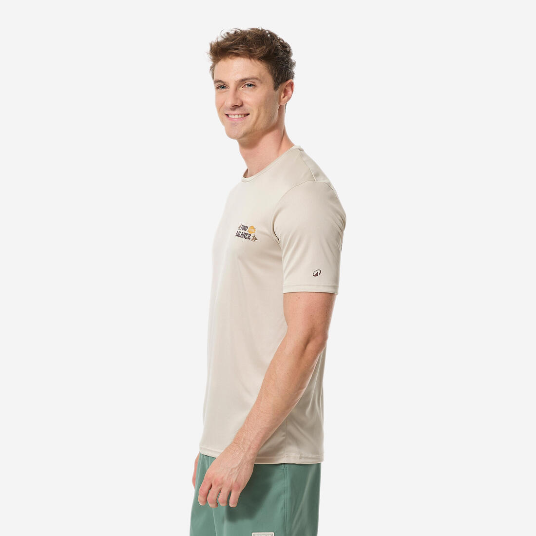 Tee shirt anti uv manches courtes homme - print