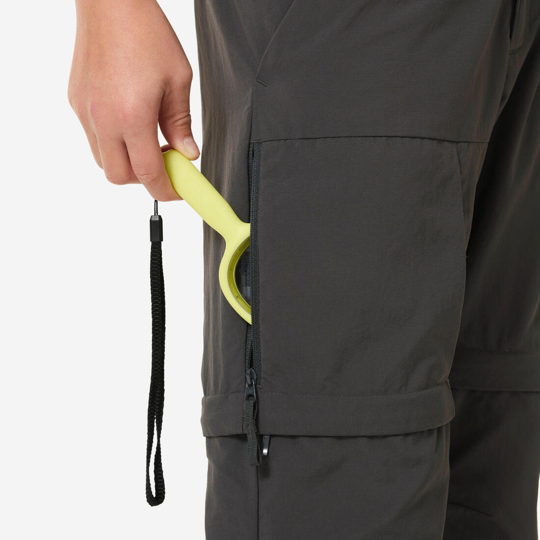 Pantalon de randonnée convertible enfant 7-15 ans, MH500