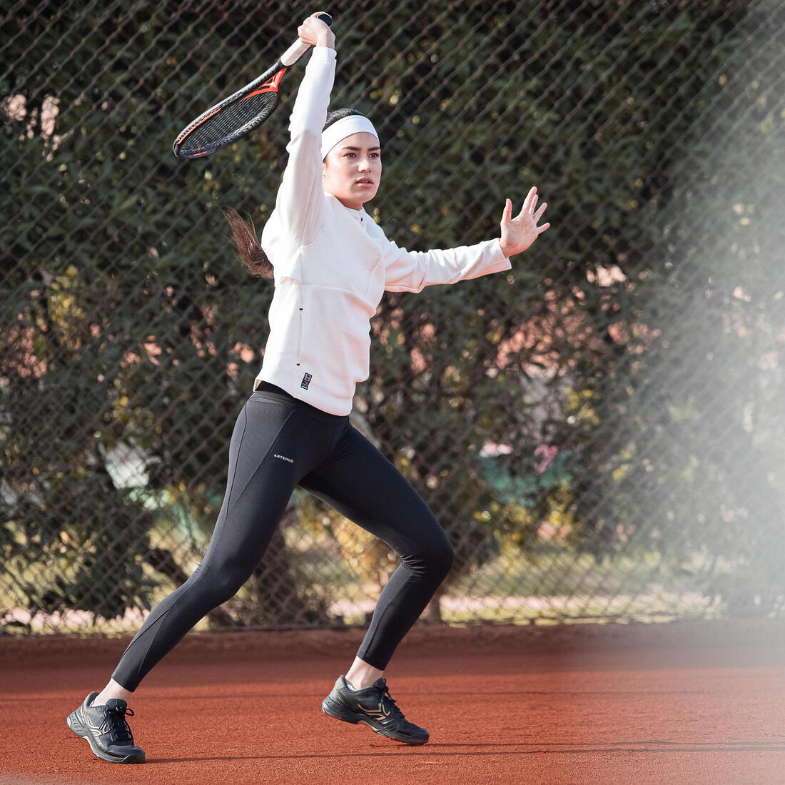 CHAUSSURES DE TENNIS FEMME TS990 NOIRES TERRE BATTUE