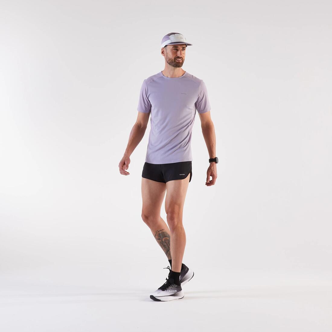 Short de running homme - Kiprun run 500 confort split