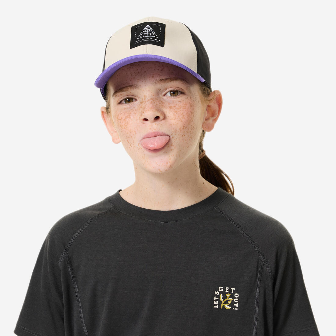 Casquette de randonnée 7-15 ans enfant, MH100