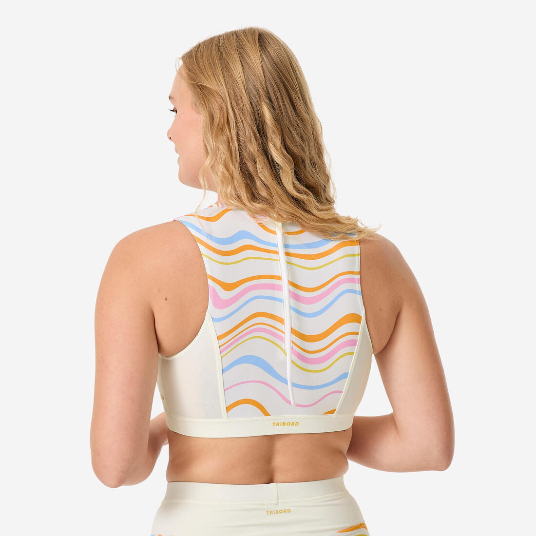 Brassière femme carla hawaii avec back zip et coques amovibles hydrophobes