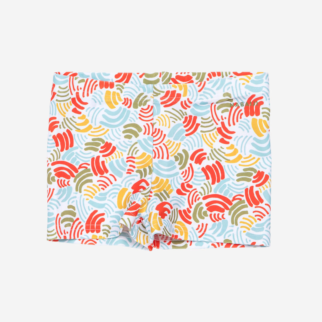 Boxer de bain bébé / enfant bleu imprimé crabes