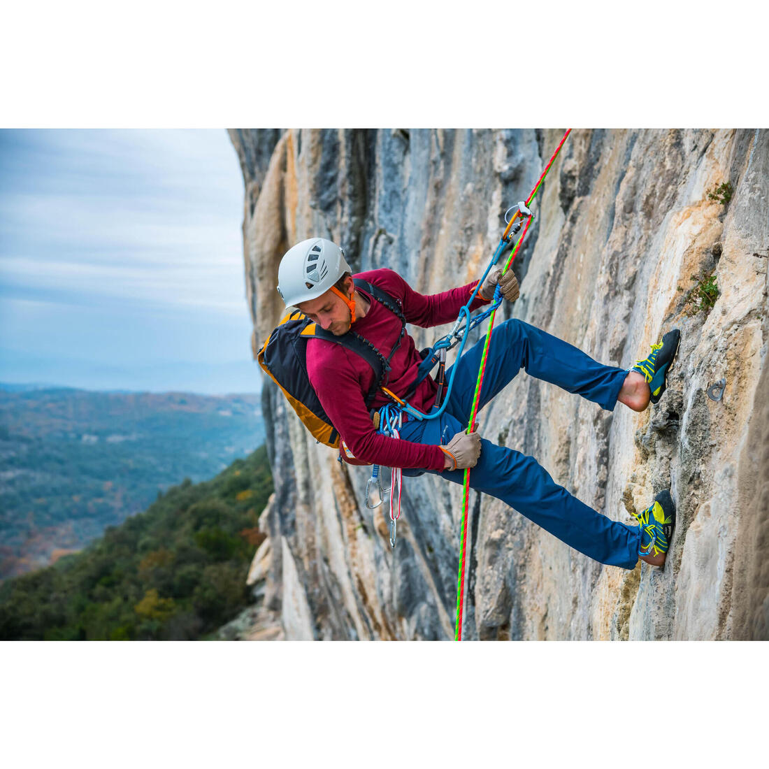 Longe double d'escalade et d'alpinisme