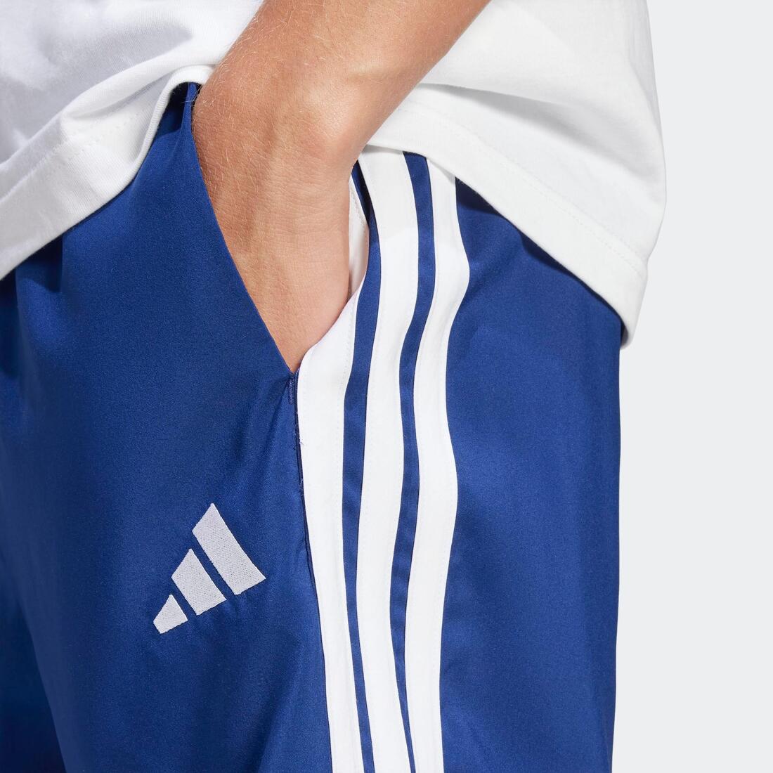 Short de fitness homme, bleu