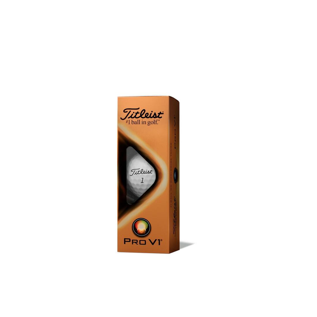 Balles golf x12 - TITLEIST Pro V1 blanc