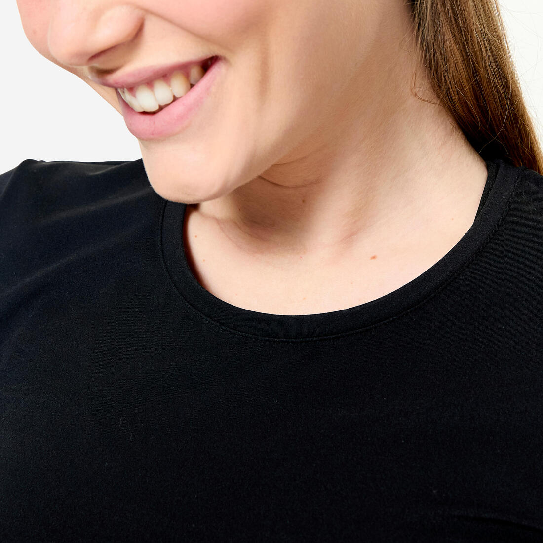T-shirt de yoga et Pilates extensible et doux femme, Breathe