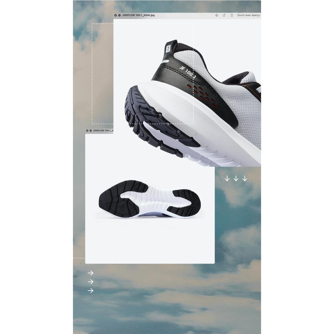 Chaussures de running homme jogflow 100.1