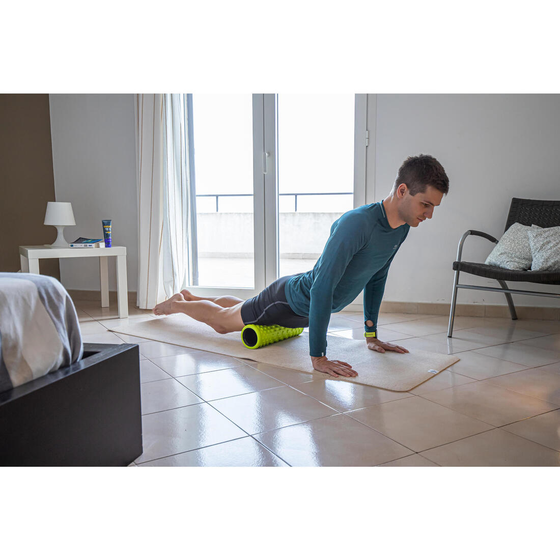 Rouleau de massage / Foam roller 500 HARD vert
