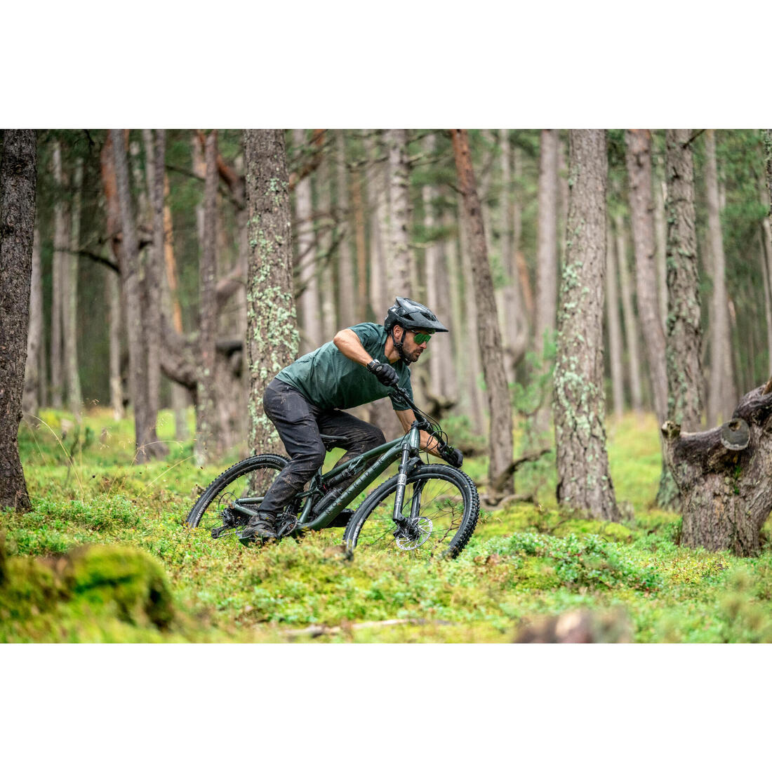 Gants de vélo protection en D3O®, 900 Noir