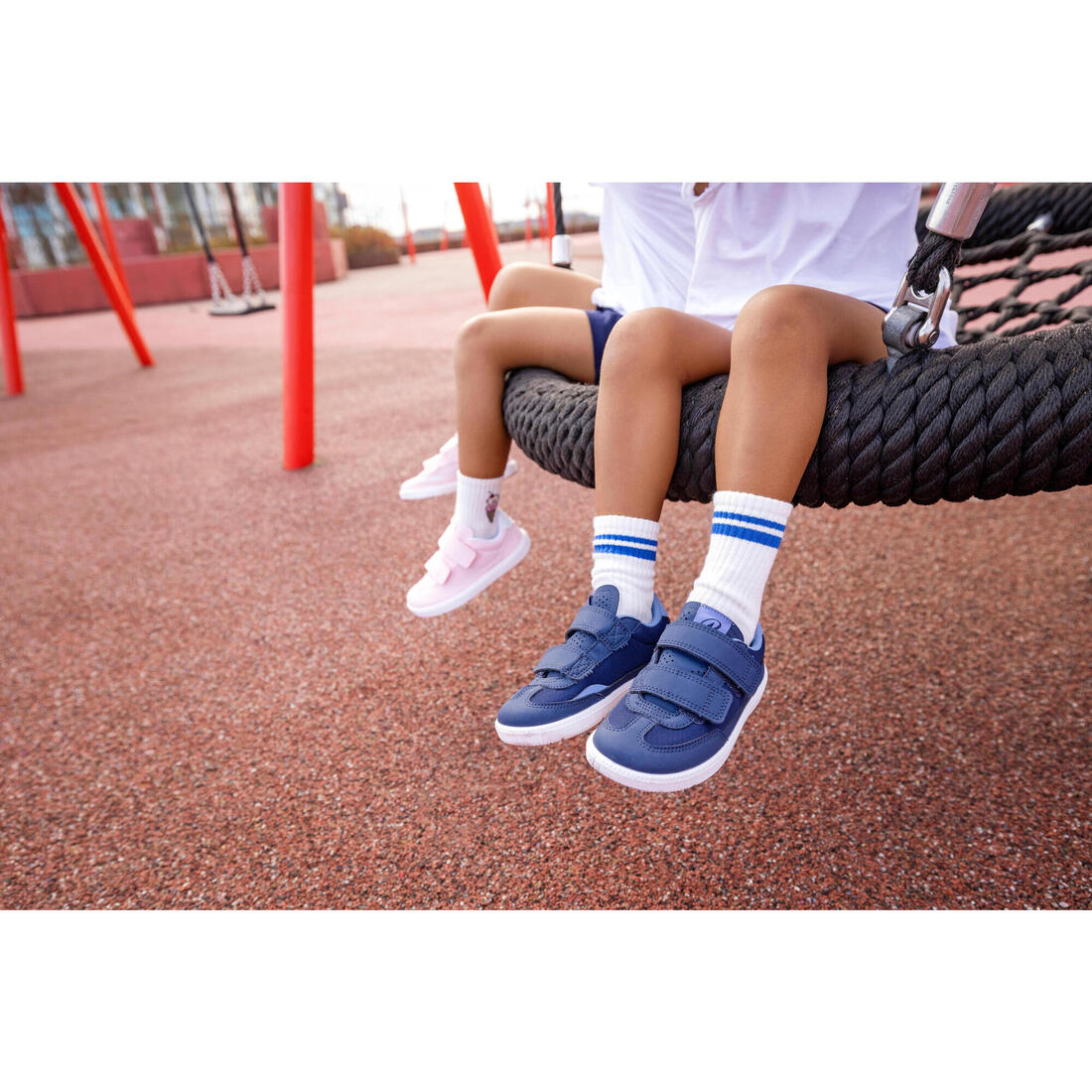 Chaussures Barefoot à scratch légères enfant, Stepper First