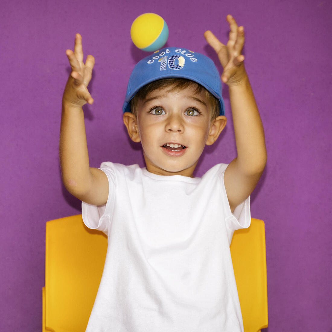 Balle rebondissante en caoutchouc - Jeu de balle au mur enfant
